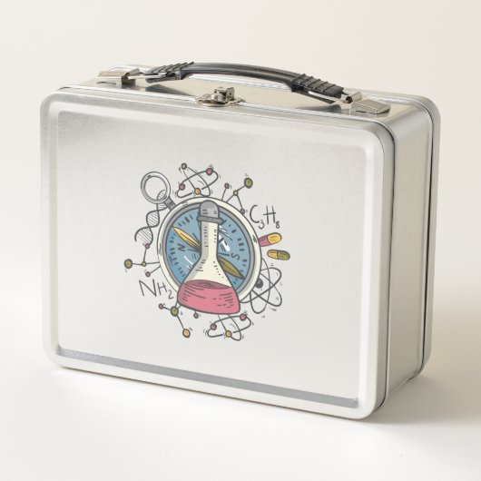 おもしろい半с部科学プン メタルランチボックス (正面)