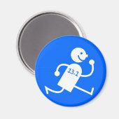 おもしろい半マラソン マグネット (正面/裏面)