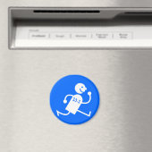 おもしろい半マラソン マグネット (インサイチュ (食洗機))