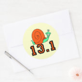 おもしろい半マラソン ラウンドシール (封筒)