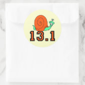 おもしろい半マラソン ラウンドシール (バッグ)