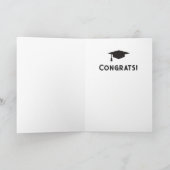 おもしろい卒業おめでとうカード カード (内部)