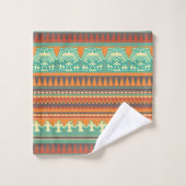 おもしろい南西部パターンタオルのセット番号9 バスタオルセット (ウォッシュタオル)