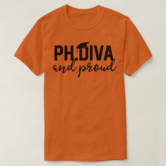 おもしろい博士後期課程の大学院生ギフトティーズ博士後期課程のDivaと Tシャツ (デザイン正面)