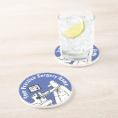 おもしろい博士(聴診器コースター) コースター (側面)