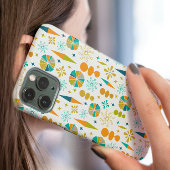 おもしろい原子時代レトロシェイプスターバストミッドセンチュリー Case-Mate iPhoneケース