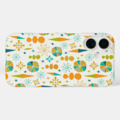 おもしろい原子時代レトロシェイプスターバストミッドセンチュリー Case-Mate iPhoneケース (裏面 (横))