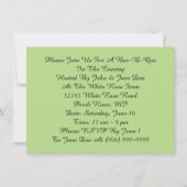 おもしろい及びお祝いの旧式なバーベキューのバーb qの招待状 招待状 (裏面)