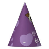 おもしろい及びかわいいパグのデキセドリン錠のデザイン パーティーハット (左)