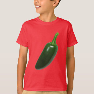 おもしろい及びぴりっとするハラペーニョのコショウ Tシャツ