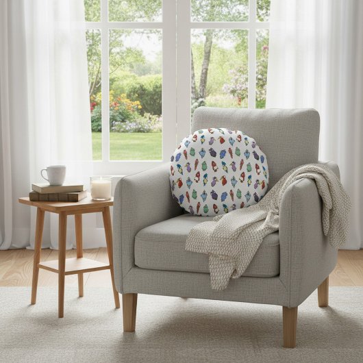 おもしろい及びカラフル装飾品 ラウンドクッション