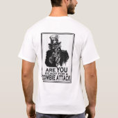 おもしろい及びゲーム Tシャツ (裏面)