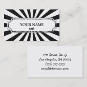 おもしろい及びモダンな名刺 名刺 (正面/裏面)