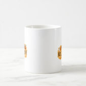 おもしろい及び不気味ハッピーハローウィンシールデザイン コーヒーマグカップ (中央)