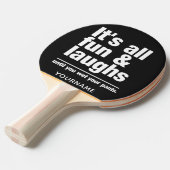 おもしろい及び笑いカスタムな色の卓球ラケット 卓球ラケット (正面アングル)