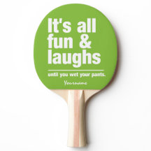 おもしろい及び笑いカスタムな色の卓球ラケット