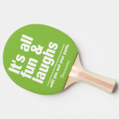 おもしろい及び笑いカスタムな色の卓球ラケット 卓球ラケット (横)