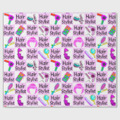 おもしろい及び素晴らしい美容師 ラッピングペーパー (フラット)