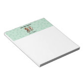 おもしろい友モー達パーソナライズされた最高の ノートパッド (アングル)