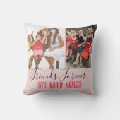 おもしろい友情カスタマイズ写真 クッション (正面)