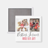 おもしろい友情カスタマイズ写真 マグネット (正面/裏面)