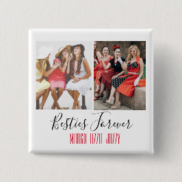 おもしろい友情カスタマイズ写真 缶バッジ