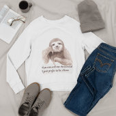 おもしろい反社会的ユーモア水の色を内向きにカスタムする スウェットシャツ