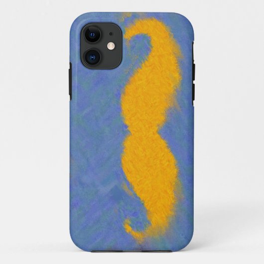 おもしろい口ひげ絵画抽象芸術4 Case-Mate iPhoneケース (裏面)