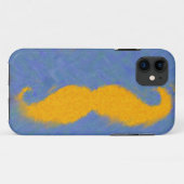 おもしろい口ひげ絵画抽象芸術4 Case-Mate iPhoneケース (裏面(横))