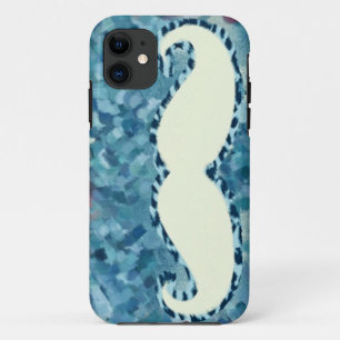 おもしろい口ひげ絵画抽象芸術5 iPhone 11 ケース
