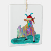 おもしろい叫び声を上げるクリスマスのヤカラフルギ セラミックオーナメント (右)