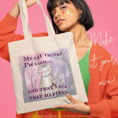 おもしろい可愛いユーモアクール予算 トートバッグ