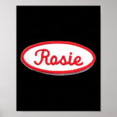 おもしろい可愛いロージー・ザ・リベッター・フェミニストの衣装 ポスター (正面)