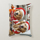 おもしろい可愛い家族のモダンクリスマス装飾用クッション アクセントクッション (正面(垂直))