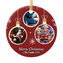 おもしろい可愛い家族モダン写真クリスマス