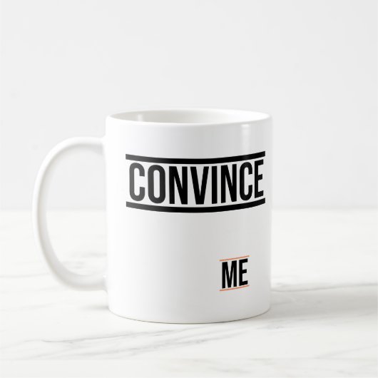 おもしろい可愛クールトレンディーデザイン コーヒーマグカップ (左)