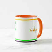 おもしろい同僚引用文 | カスタムハッやる気を起こさせるク マグカップ (正面右)