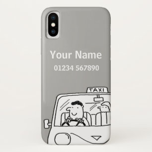 おもしろい名タクシー運転手テーマ iPhone X ケース