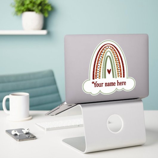 おもしろい名レインボーカスタムインスピリシティステッカー シール