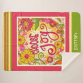 おもしろい名前をカスタムするチョイスJoy Pink Inspirity シェルパブランケット (正面(横))