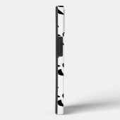 おもしろい名前をカスタムするホルスタイン牛アニマルプリントパターン Case-Mate iPhoneケース (裏面 / 右)