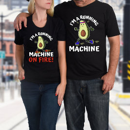 おもしろい名前をカスタムするマッ走チングのカップル Tシャツ