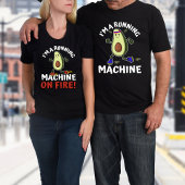 おもしろい名前をカスタムするマッ走チングのカップル Tシャツ