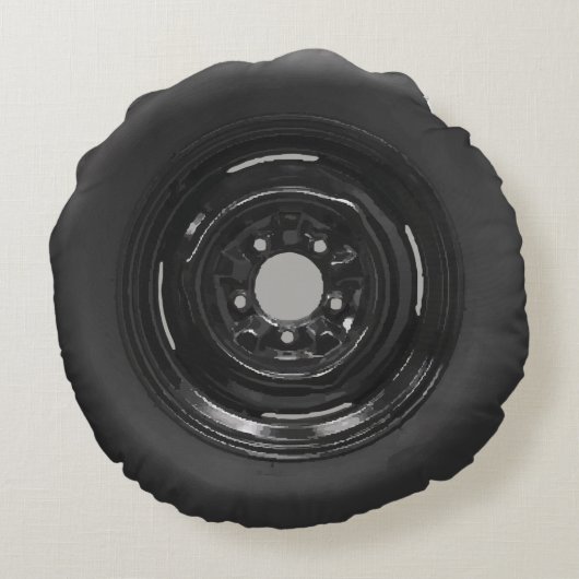 おもしろい名前をカスタムする ラウンドクッション (裏面)