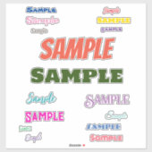 おもしろい名品種パックのインスピレーションパーソナライズされた シール (シート)