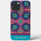 おもしろい名Boho花カスタム柄インスピレーション Case-Mate iPhoneケース (裏面)