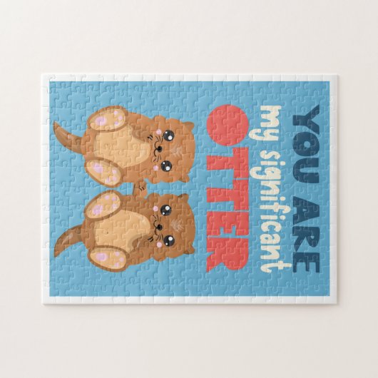 おもしろい君は僕の重要なロマンチックな言葉遊び ジグソーパズル (横)