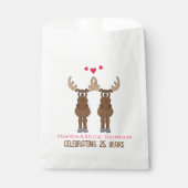 おもしろい周年記念パーティーお洒落かわいいムース フェイバーバッグ (正面)