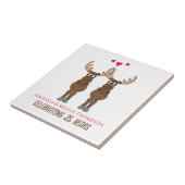 おもしろい周年記念パーティーかわいいお洒落ムース タイル (側面)