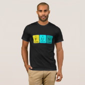 おもしろい周期表語シャツ Tシャツ (正面フル)